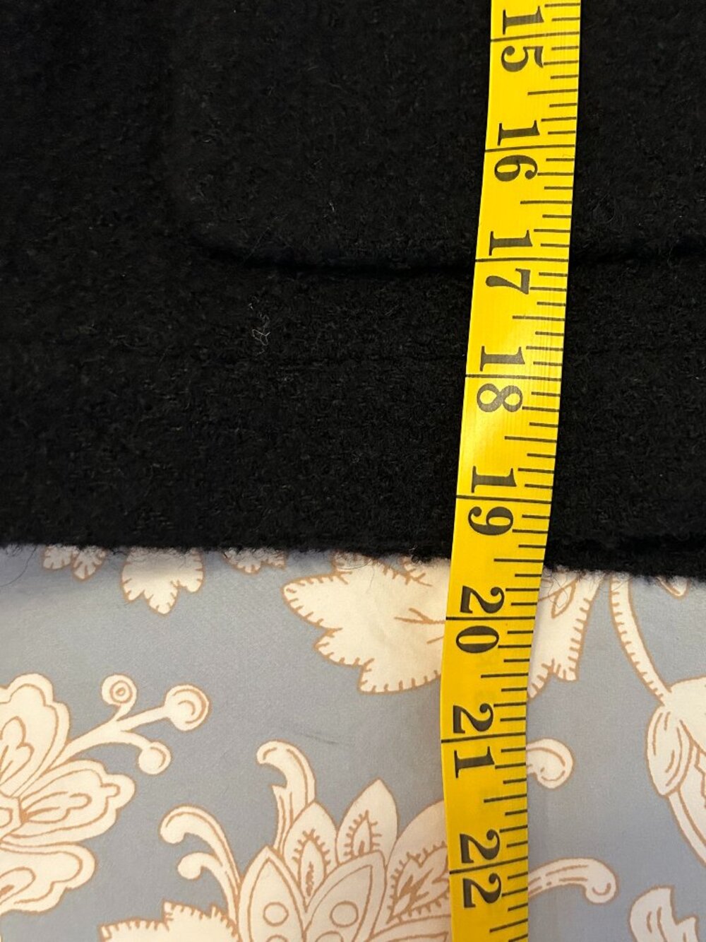 J. Crew Collection black lady jacket Italian wool Size 6 like new - Picture 8 of 9